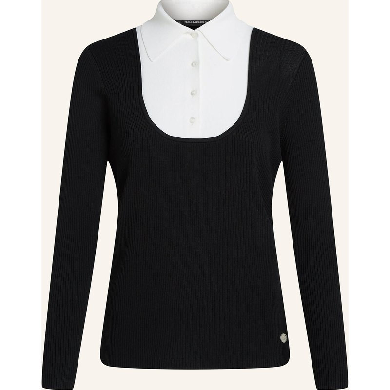 Karl Lagerfeld Top schwarz