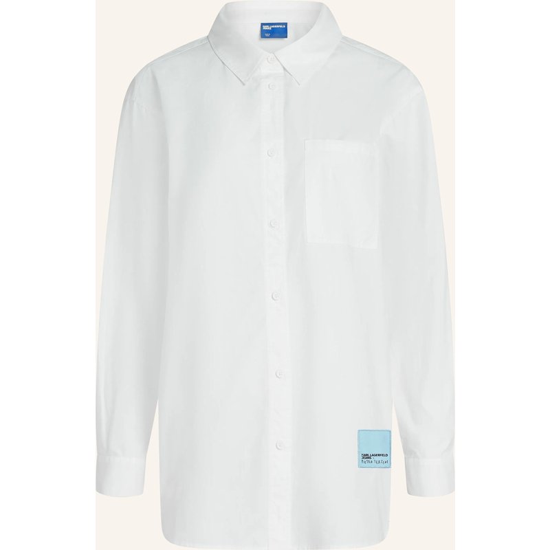 Karl Lagerfeld Jeans Bluse X Pietro Terzini weiss