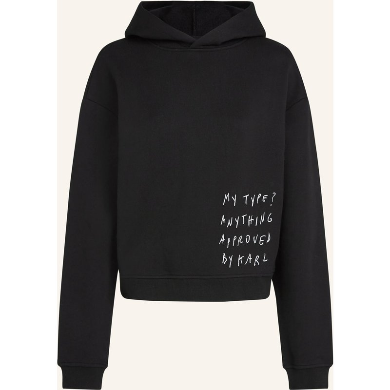 Karl Lagerfeld Jeans Hoodie schwarz