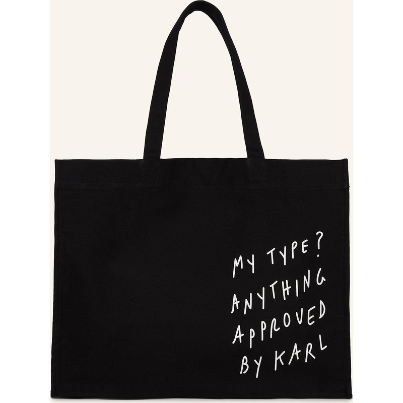 Karl Lagerfeld Jeans Shopper schwarz