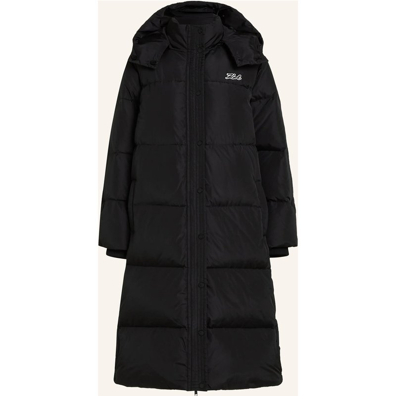 Karl Lagerfeld Mantel schwarz