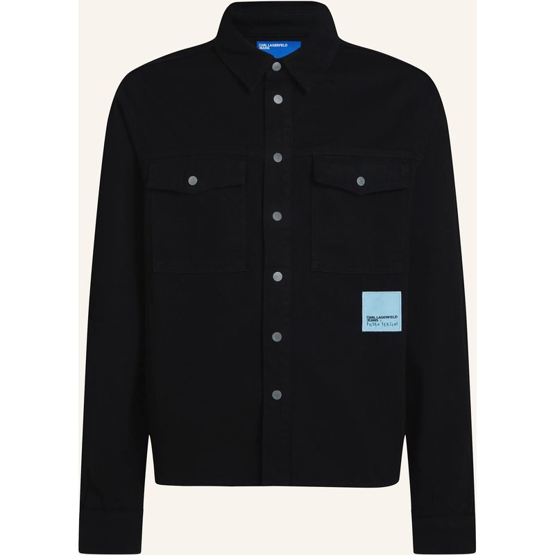 Karl Lagerfeld Jeans Hemd X Pietro Terzini schwarz
