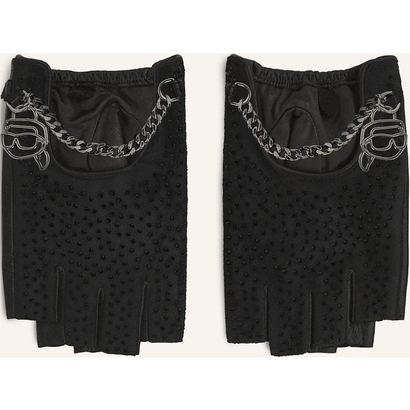 Karl Lagerfeld Handschuhe silber