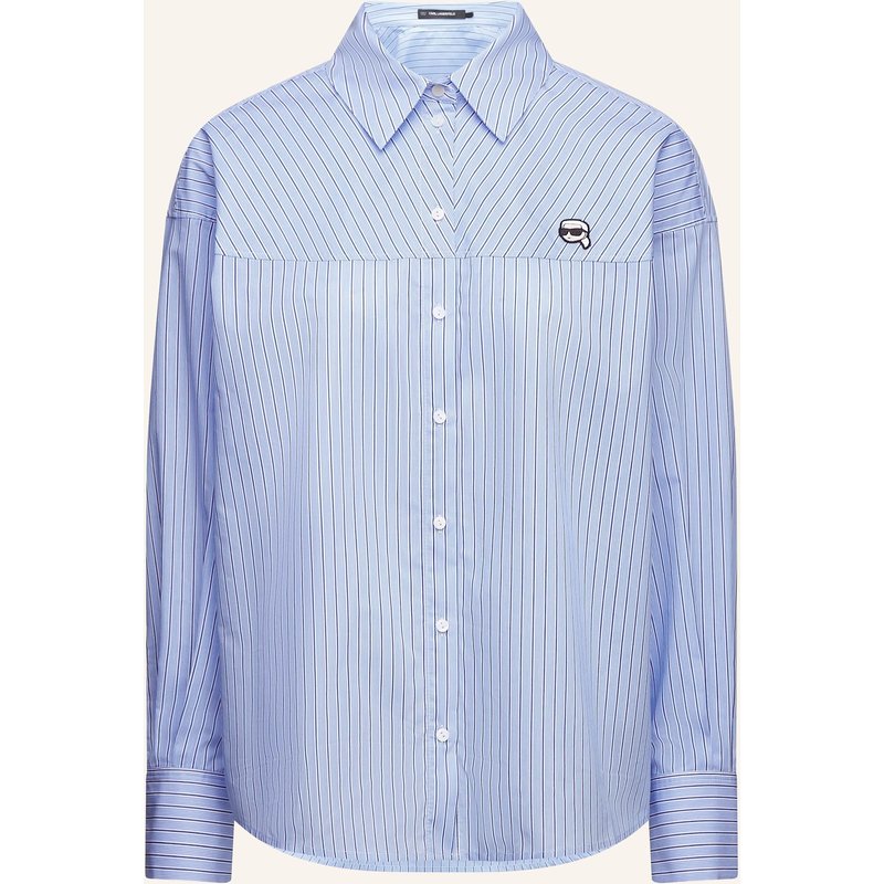 Karl Lagerfeld Bluse blau