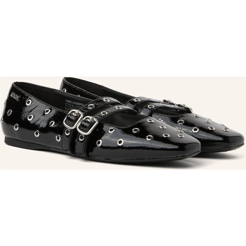 Karl Lagerfeld Flache Schuhe schwarz