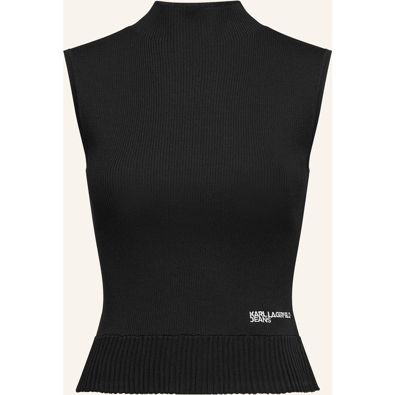 Karl Lagerfeld Jeans Top schwarz