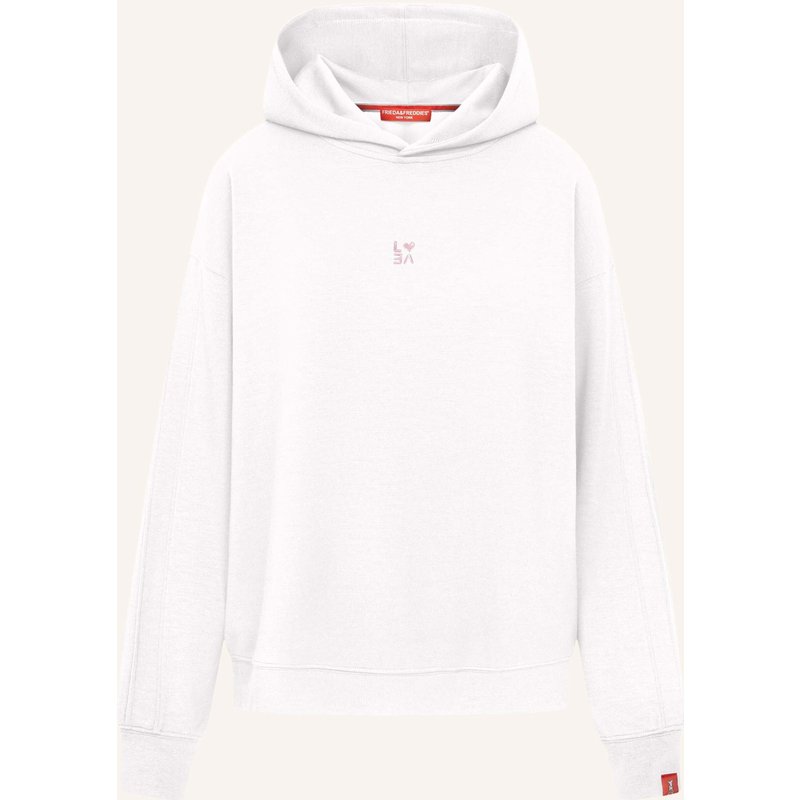 Frieda & Freddies Oversized-Hoodie weiss