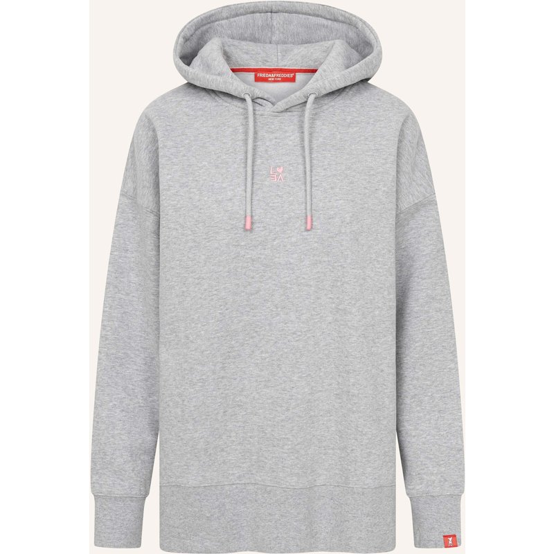 Frieda & Freddies Oversized-Hoodie grau