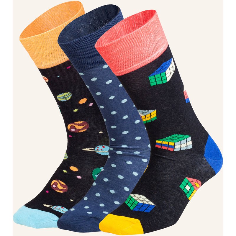 Dillysocks Socken Galactic Cubes blau