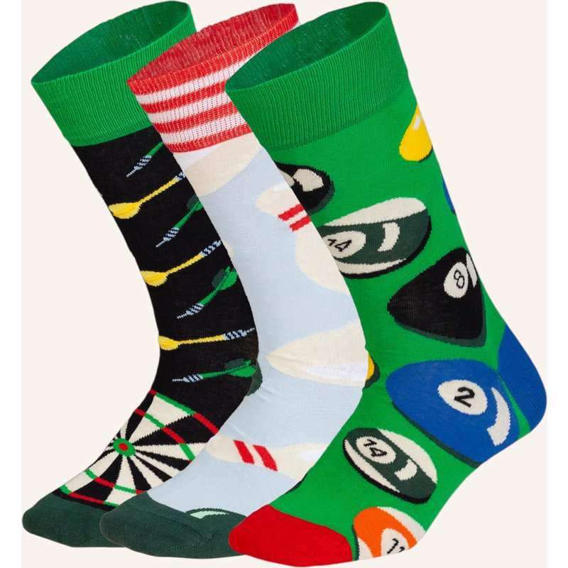 Dillysocks Socken Strike & Score (3er Box) schwarz