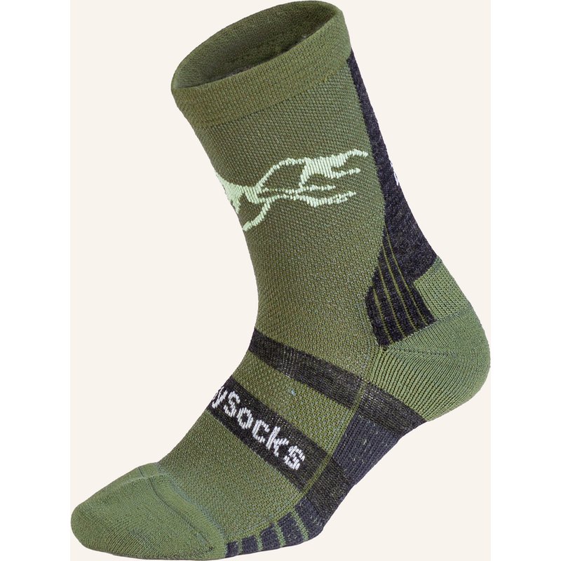 Dillysocks Sportsocken Active Merino gruen