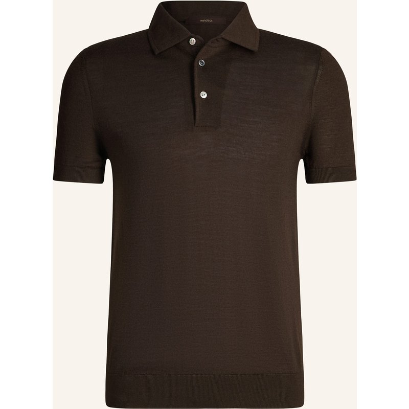 Windsor. Poloshirt braun
