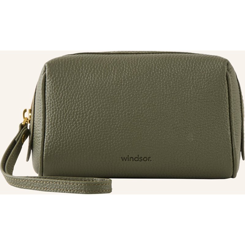 Windsor. Kosmetiktasche gruen