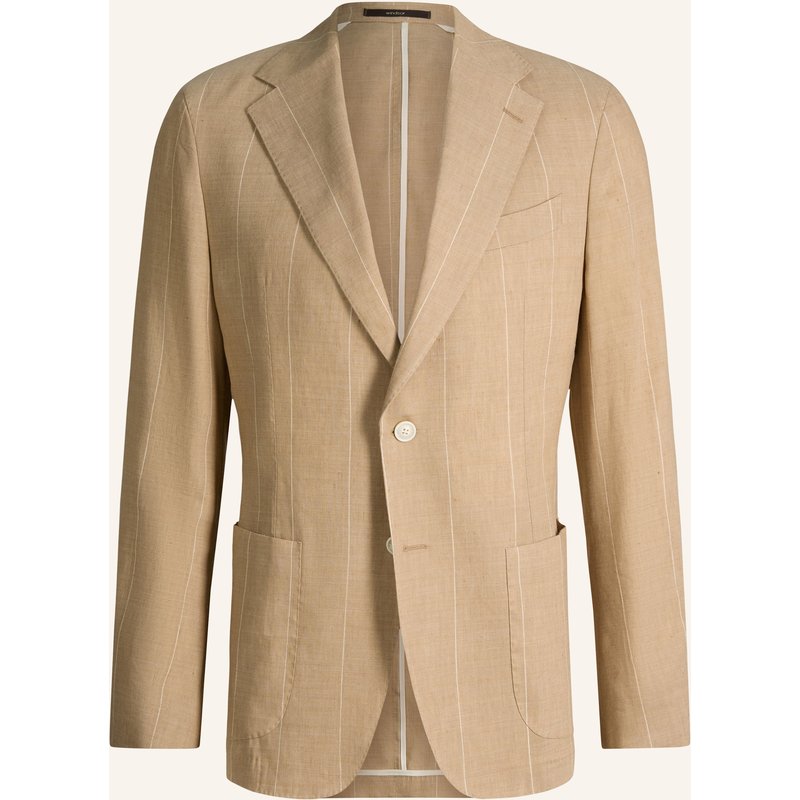 Windsor. Anzugsakko Giorno Extra Slim Fit Mit Leinen beige