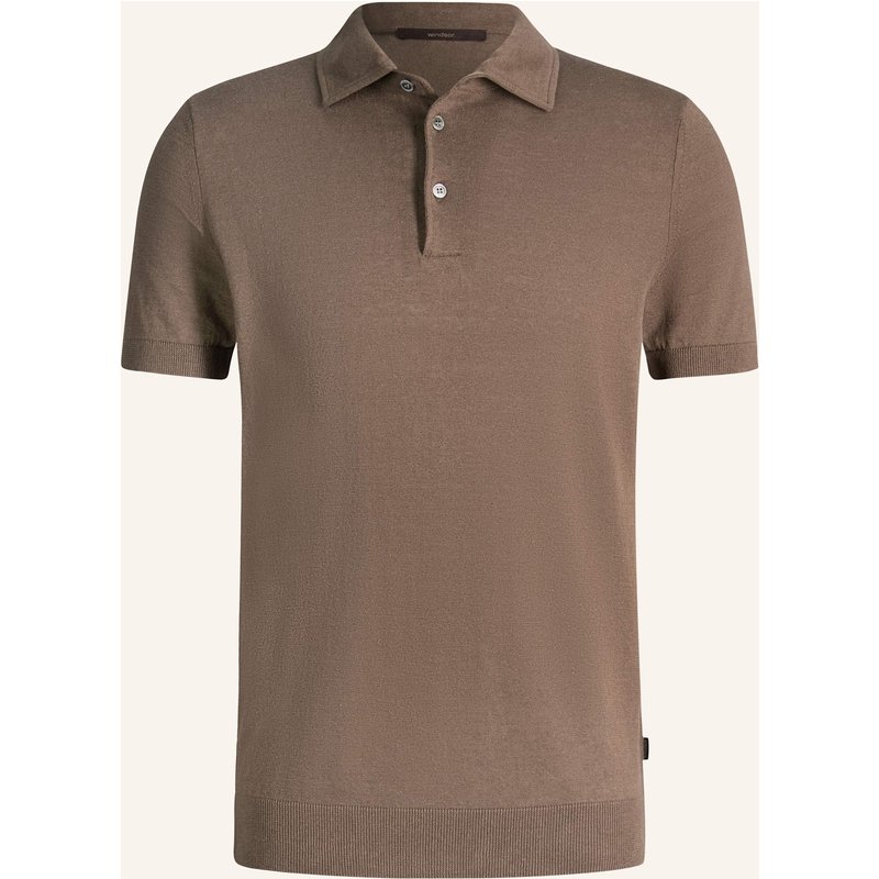 Windsor. Poloshirt braun
