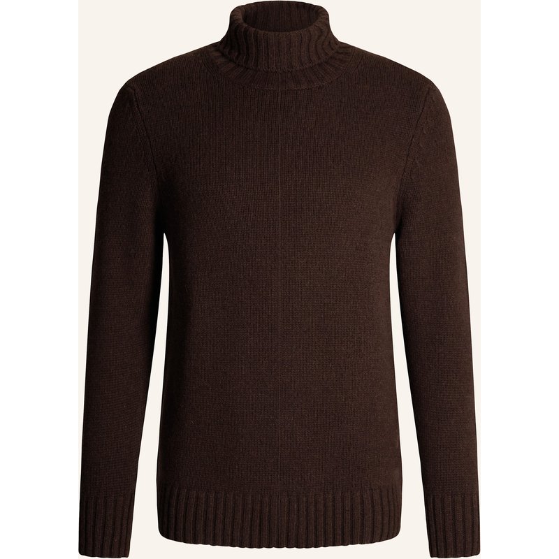 Windsor. Cashmere-Rollkragenpullover Ecosio braun