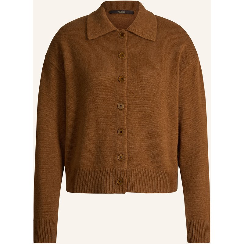 Windsor. Cardigan braun