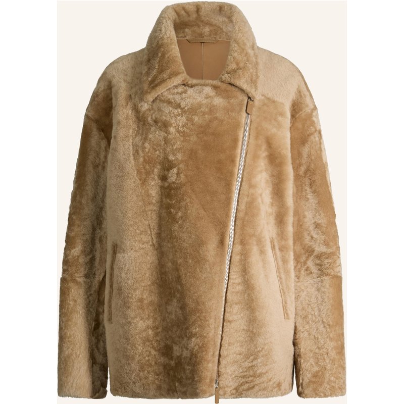 Windsor. Lederjacke beige