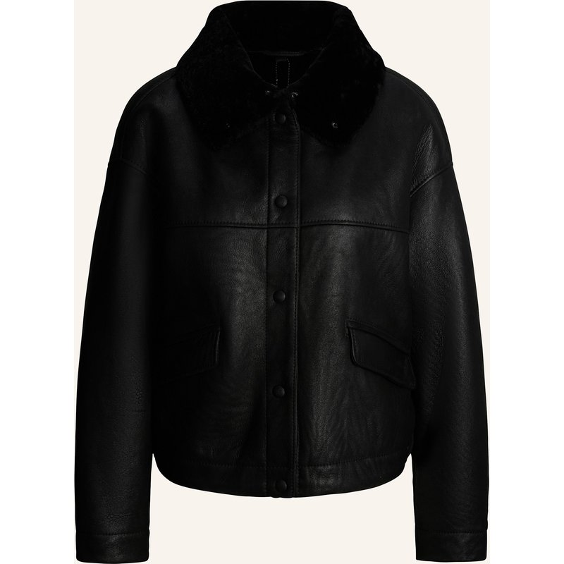 Windsor. Lederjacke schwarz