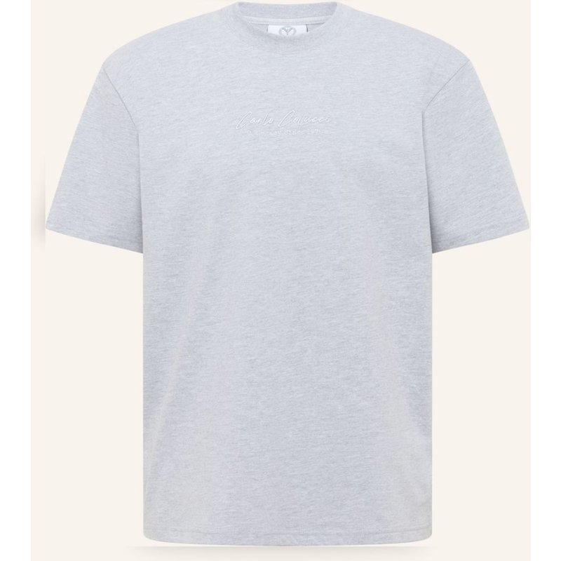 Carlo Colucci Oversized Signature T-Shirt - Legacy Flatz grau