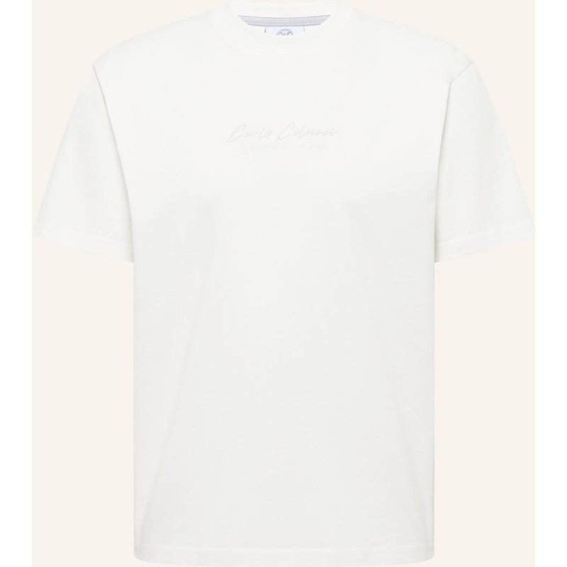 Carlo Colucci Oversized Signature T-Shirt - Legacy Flatz weiss