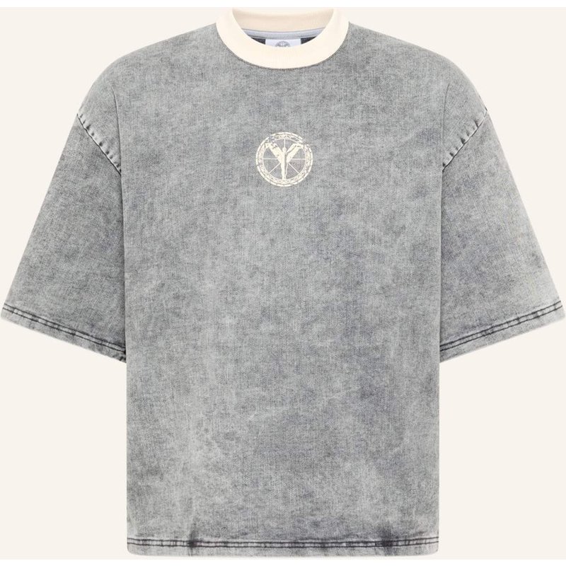 Carlo Colucci Carlo Colucci T-Shirt - Almost Denim Felis schwarz