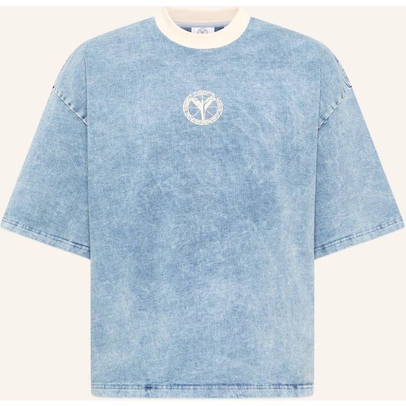 Carlo Colucci Carlo Colucci T-Shirt - Almost Denim Felis blau