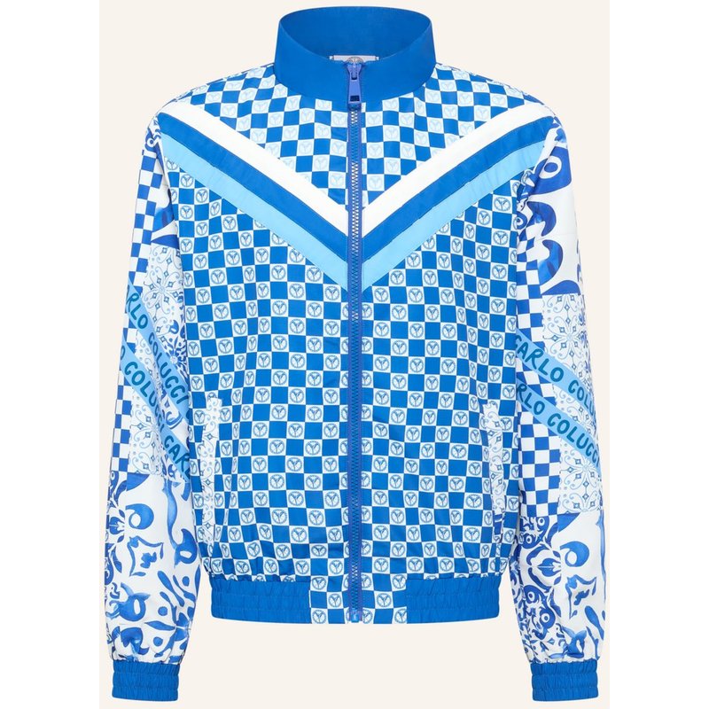 Carlo Colucci Tracksuit Jacke - Mosaic Legacy Fedrizzi blau