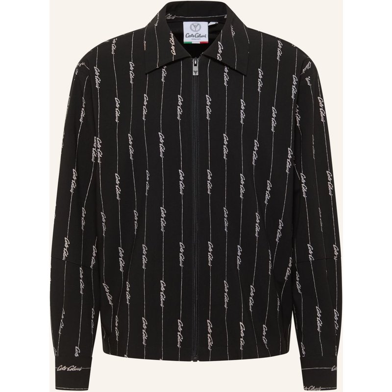 Carlo Colucci Tracksuit Jacke - Casual Suit Favarato schwarz