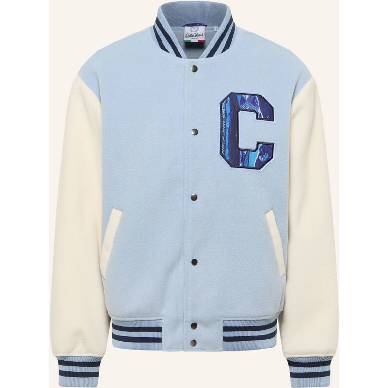 Carlo Colucci College Blouson - Clean Capsule Faye blau