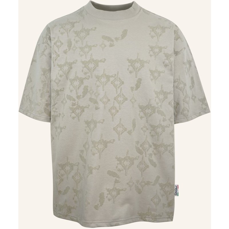 Carlo Colucci Allover Print T-Shirt - Soft Impact Fiorot beige