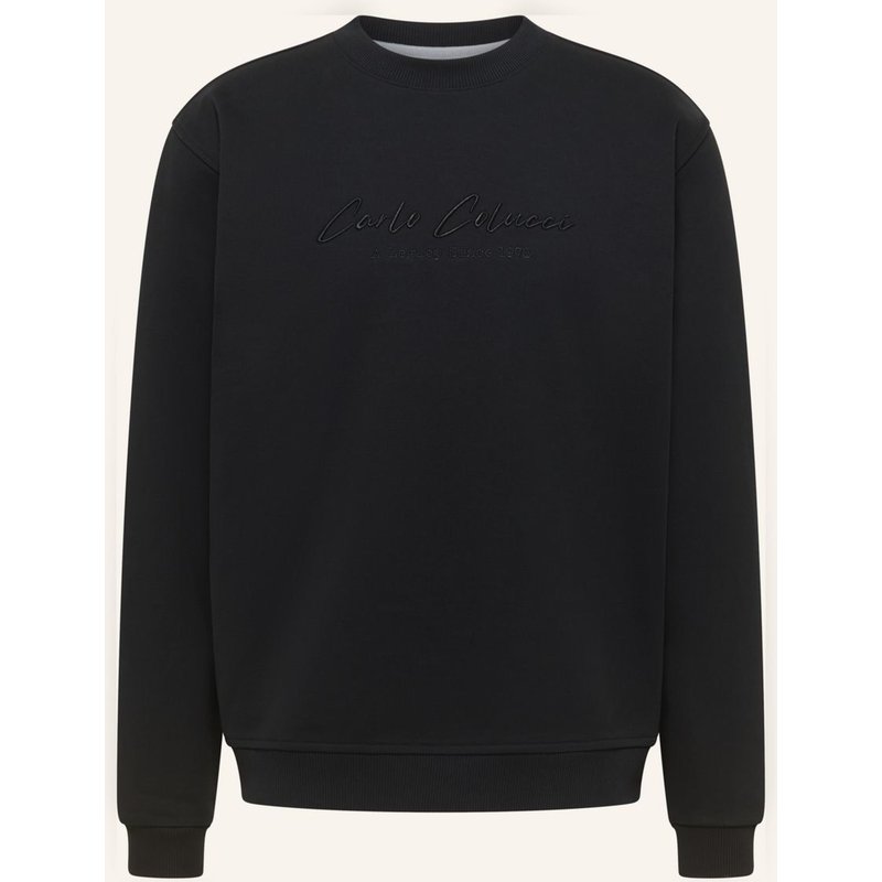 Carlo Colucci Essential Sweatshirt - Legacy Fridel schwarz