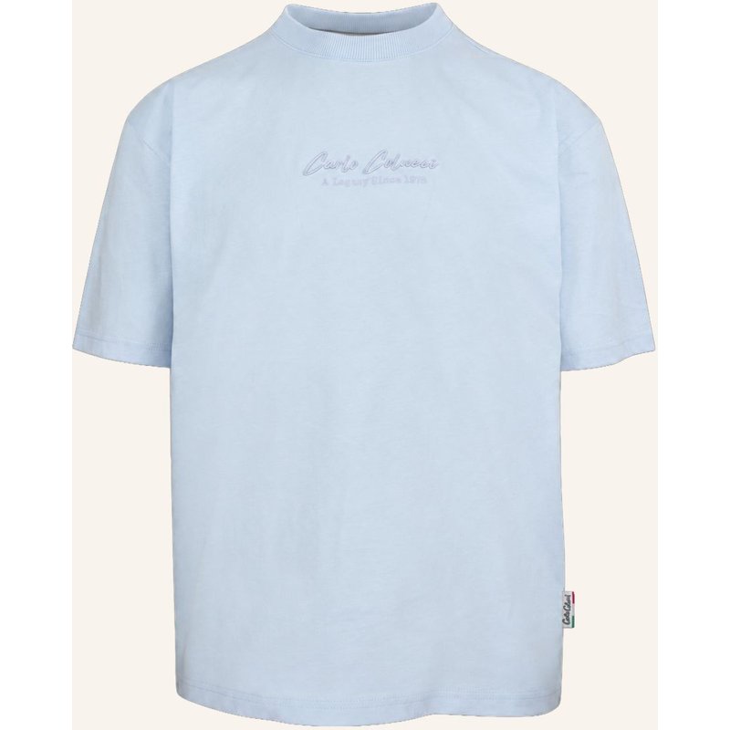 Carlo Colucci Oversized Signature T-Shirt - Legacy Flatz blau