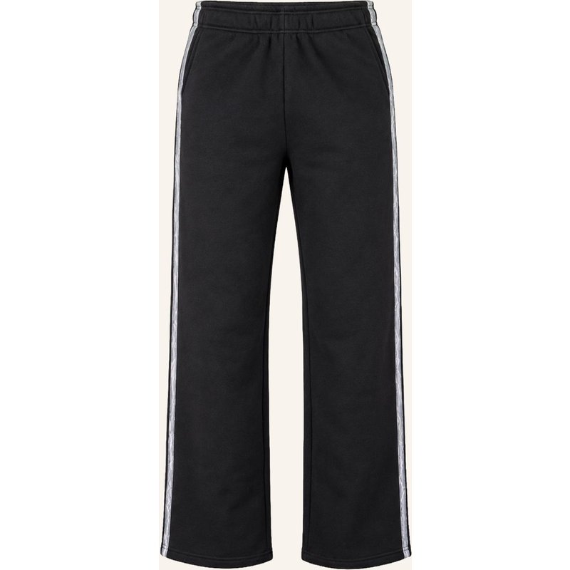 Carlo Colucci Sweathose - Stripe Club Fragale schwarz