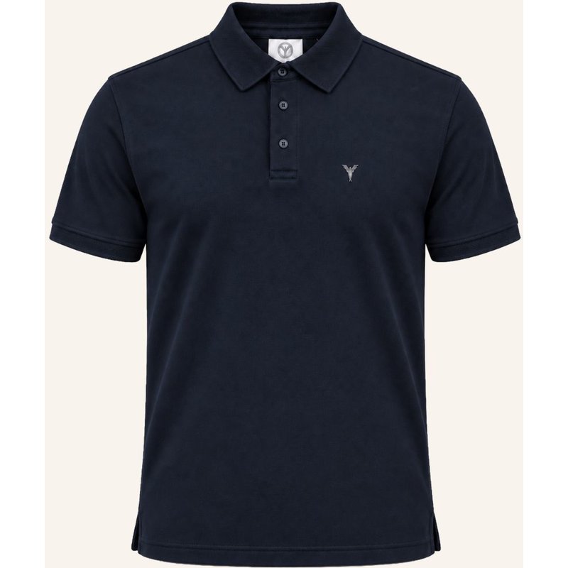 Carlo Colucci Poloshirt - Carlos Classic Franer blau