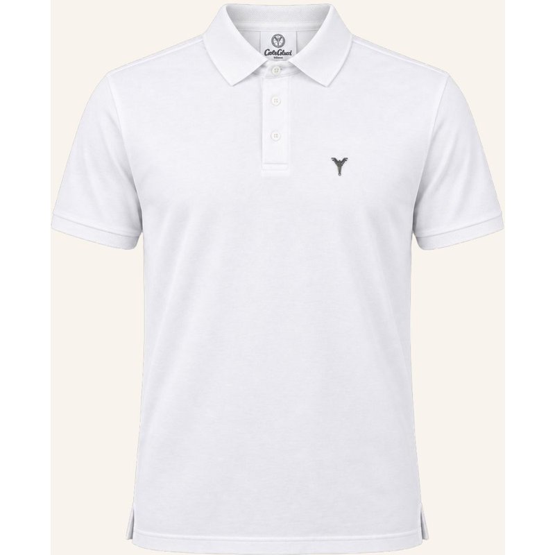 Carlo Colucci Poloshirt - Carlos Classic Franer weiss