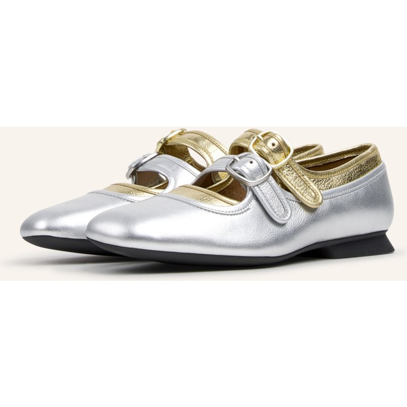 Camper Ballerinas Casi Myra silber