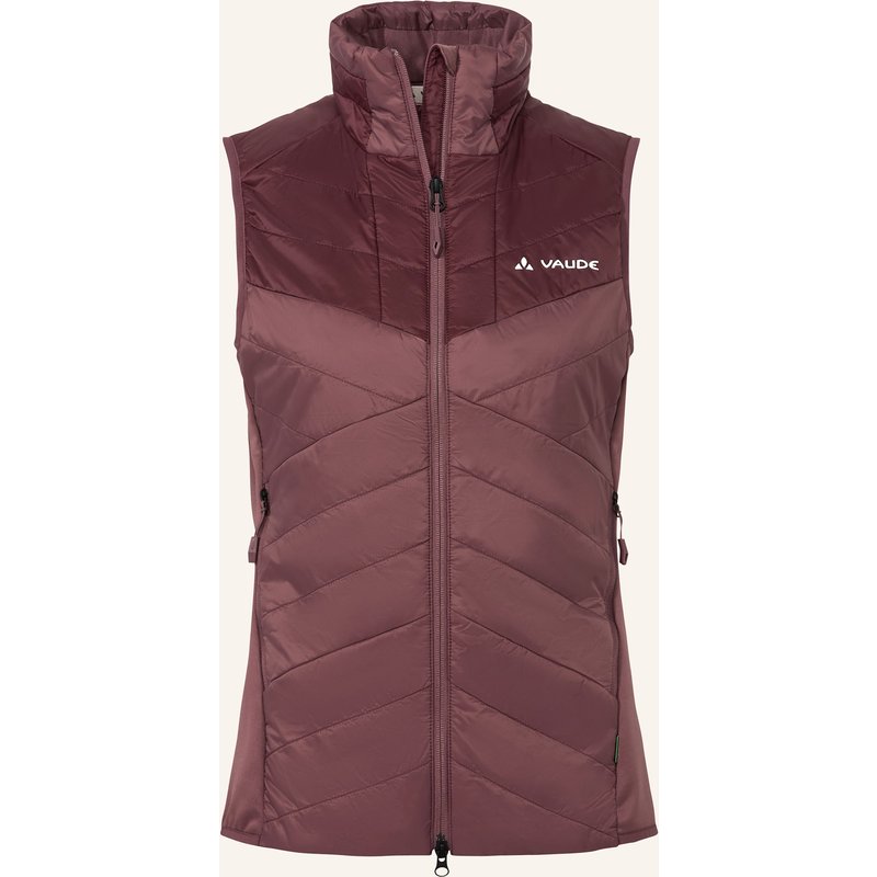 Vaude Hybrid-Steppweste Sesvenna rot