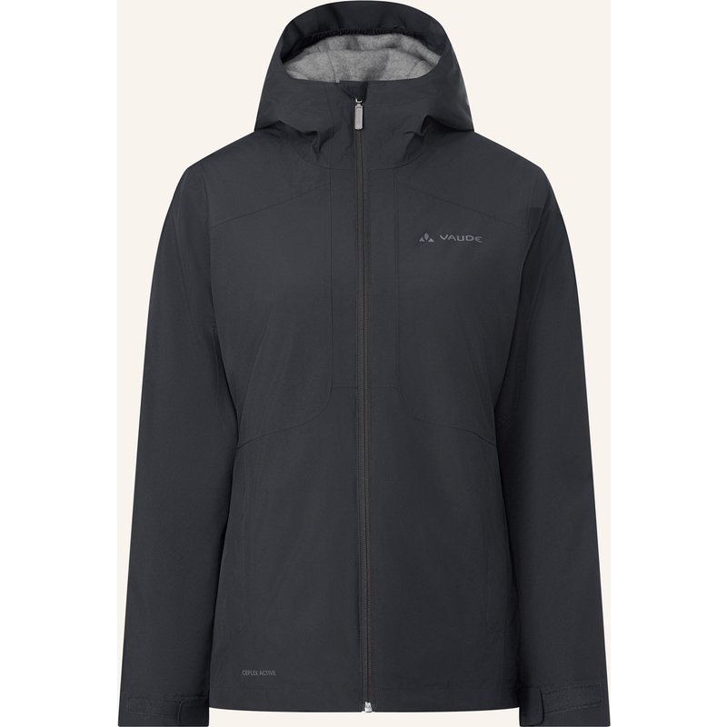 Vaude Outdoor-Jacke W Morkon Wool-Lined Jkt schwarz