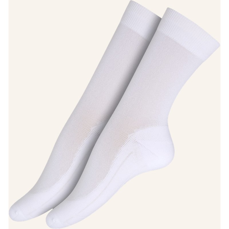Item m6 2er-Pack Socken Sneaker Cotton Conscious Pique Mit Kompression weiss