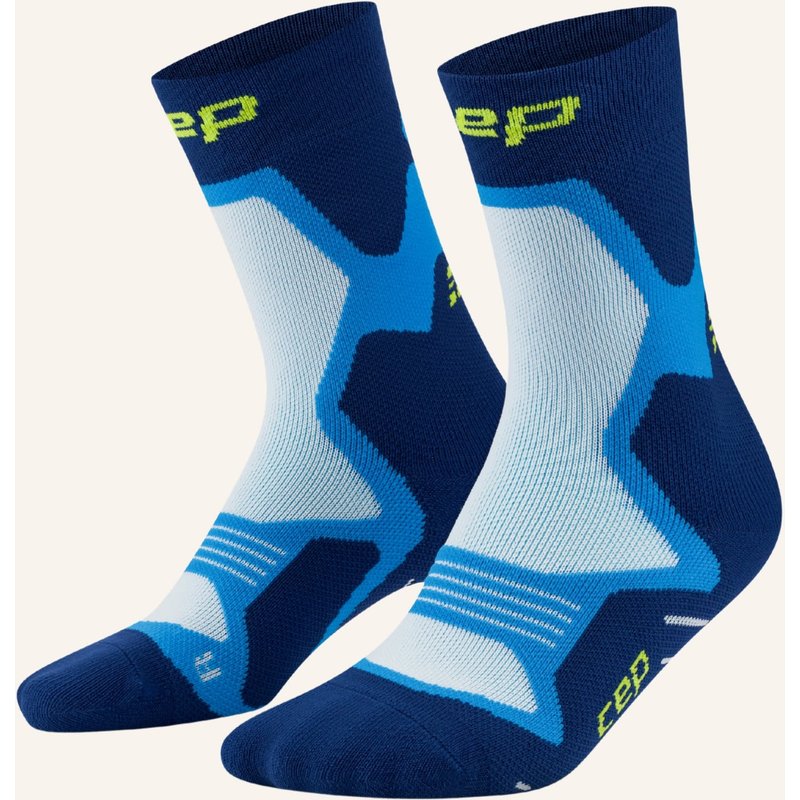 Cep Cep Run Cushion Socks Mid Cut blau