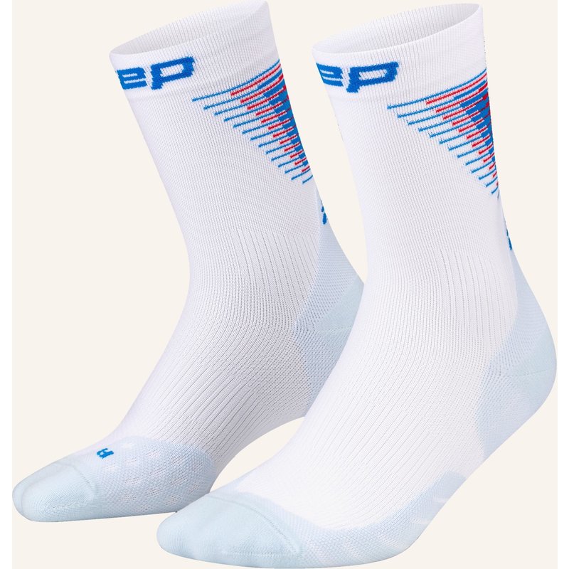 Cep Cep Cep Run Edt. Halo Socks, Mid Cut, Women weiss