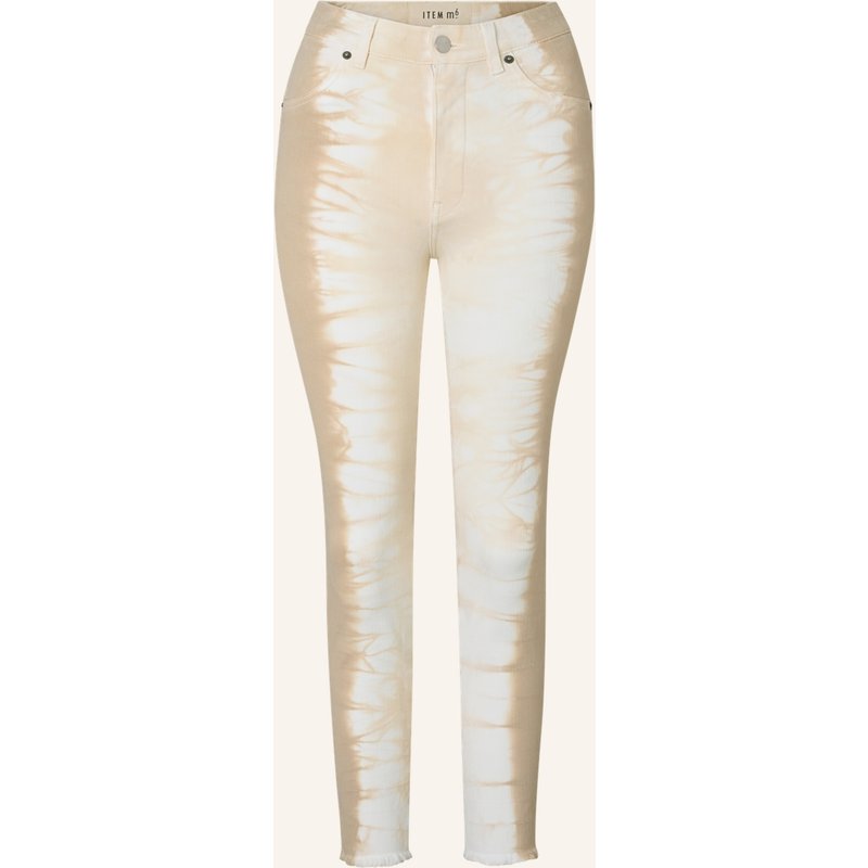 Item m6 7/8-Jeans Cropped High Rise Mit Shaping-Effekt beige
