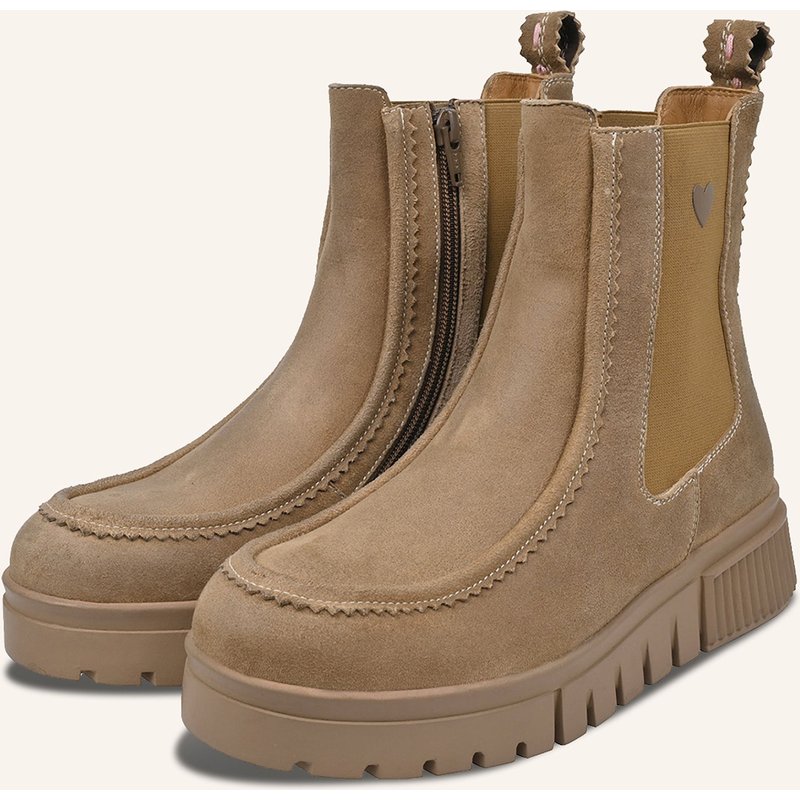 Crickit Chelsea-Boots Uldina braun