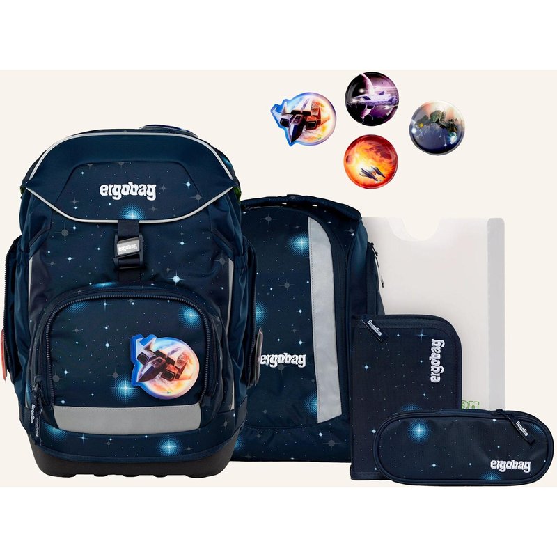 Ergobag Schulranzen-Set Pack Set blau