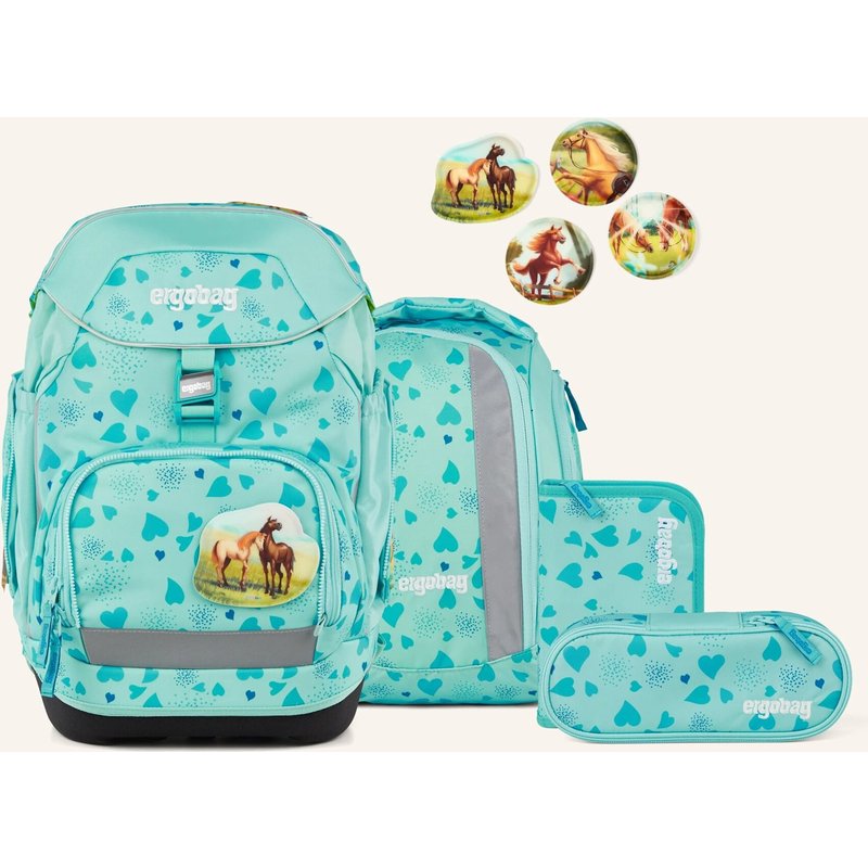 Ergobag Schulranzen-Set Pack Set blau
