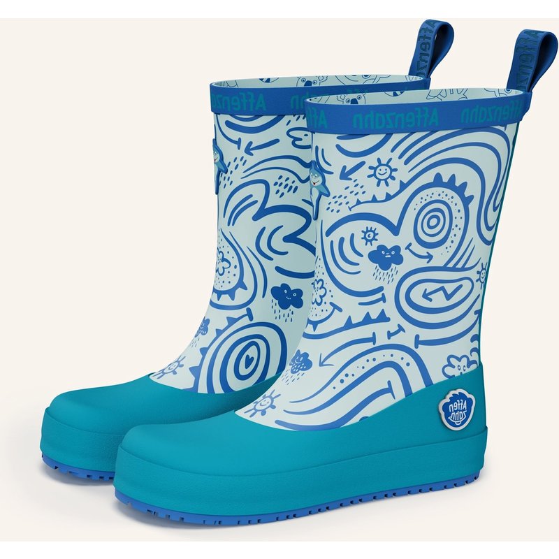 Affenzahn Gummistiefel Plashy blau