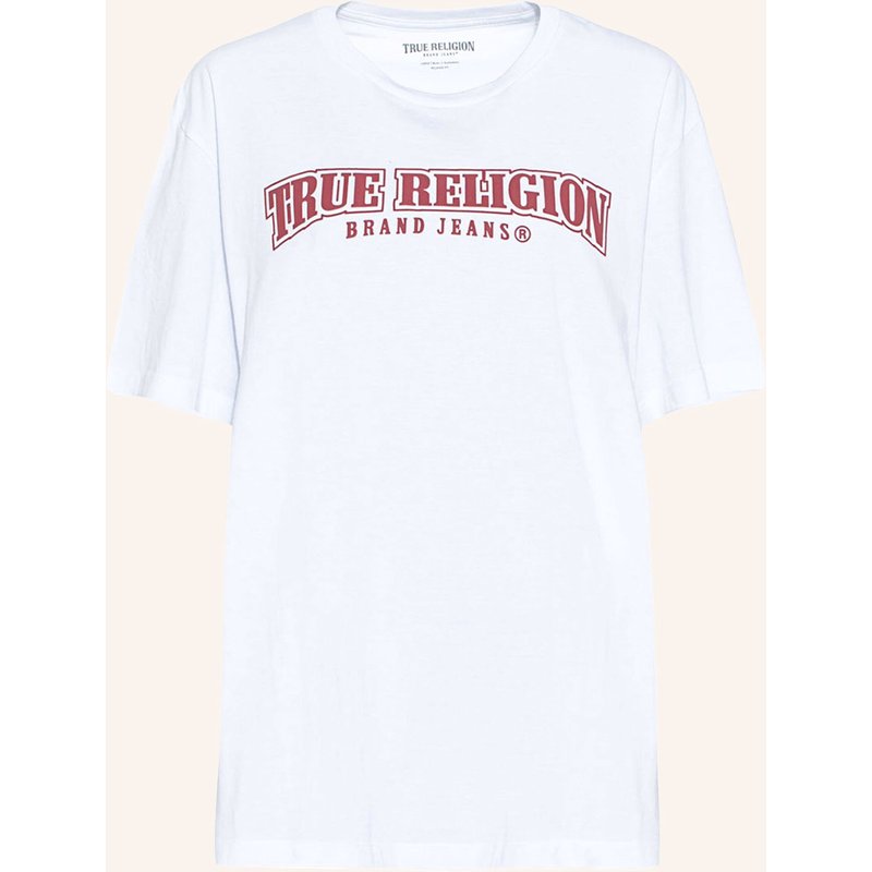 True Religion T-Shirt Brush weiss
