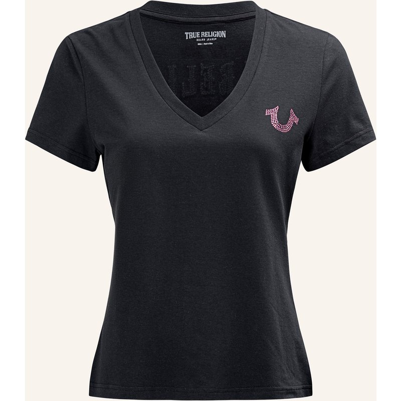 True Religion T-Shirt Heritage schwarz