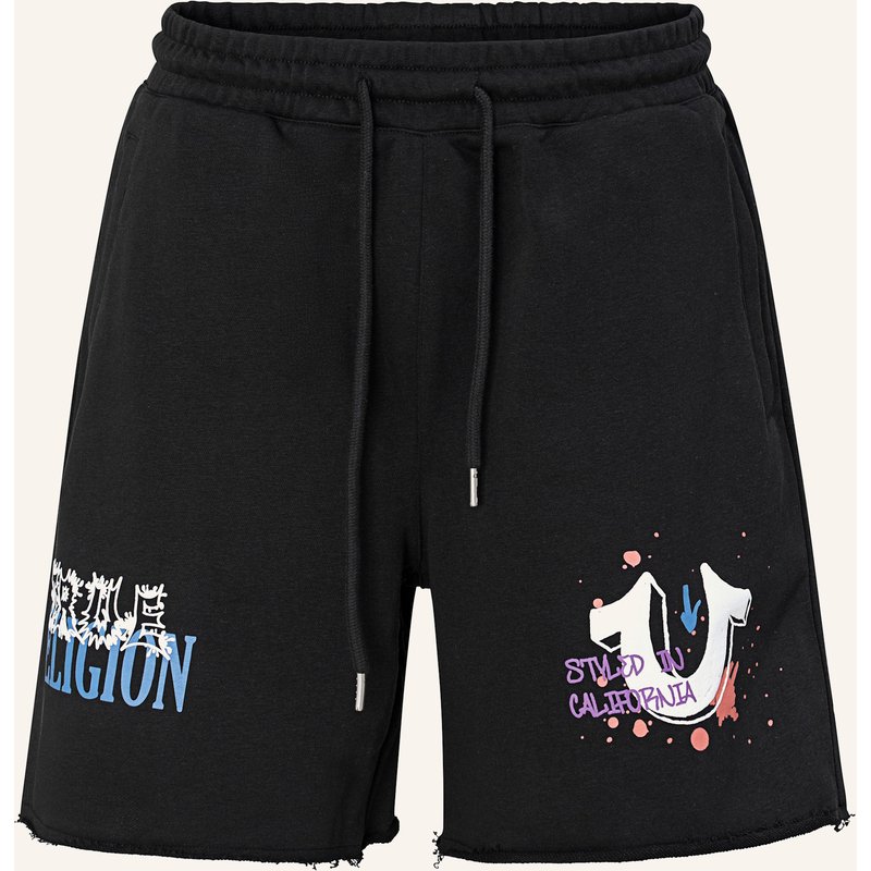 True Religion Shorts Concert Logo schwarz